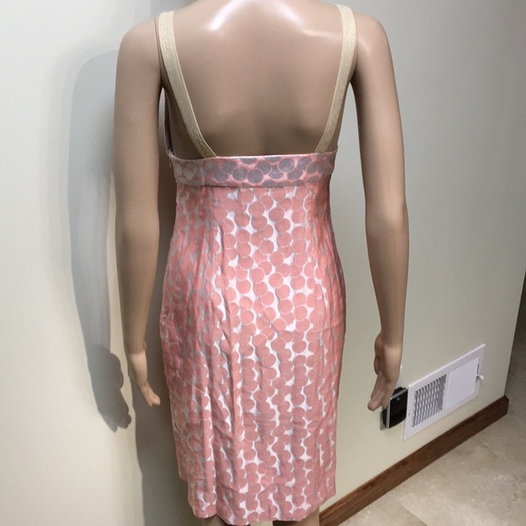 Cynthia Rowley Pink & Silver Dot Dress - Picture 4 of 8